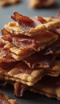 Sweet and Salty Candied Bacon Crackers