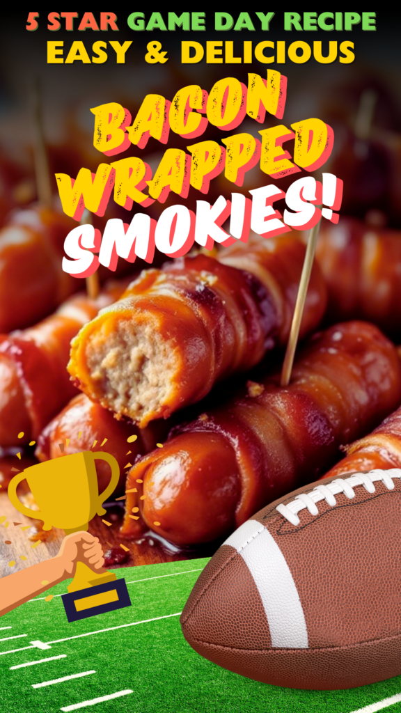 game day appetizer 5 star easy delicious bacon wrapped smokies
